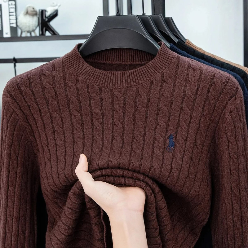 Men's Crew Neck Knit Sweater